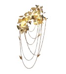 Designer wall lamps - Step into Design BLOSSOM gold 120cm wall lamp. - product 2