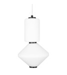 Geometric pendant lamps - Maxlight Akiko LED 16W 3000K Pendant Lamp Black P0467. - product 4