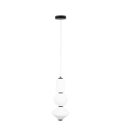 Geometric pendant lamps - Maxlight Akiko LED 23W 3000K Pendant Lamp Black P0468. - product 4