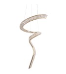 Glamour pendant lamps - Maxlight Charme LED 60W 6000lm 3000K Brushed Gold Pendant Lamp P0477. - product 1