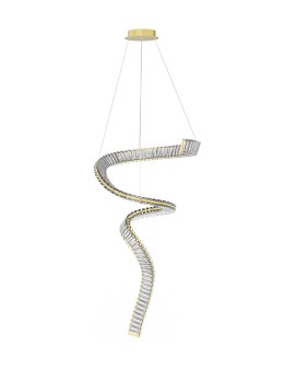 Maxlight Charme LED 60W 6000lm 3000K Lampa Wisząca Złoto Szczotkowane P0477 - produkt 2