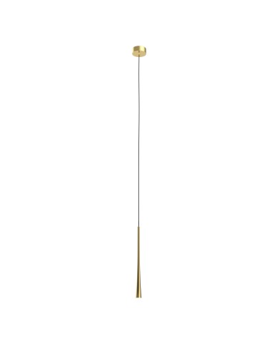 Maxlight Coffee Gold 7W Small Pendant Lamp Brushed Gold P0484.