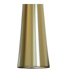 Pendant tube lamps - Maxlight Coffee Gold 7W Large Pendant Lamp Brushed Gold P0485. - product 3