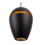 Small pendant lamps - Maxlight Cometshine LED 8W 480lm 3000K Pendant Lamp Black/Gold P0471. - product 2