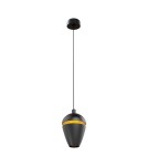 Small pendant lamps - Maxlight Cometshine LED 8W 480lm 3000K Pendant Lamp Black/Gold P0471. - product 1