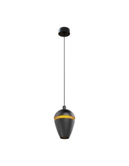 Maxlight Cometshine LED 8W 480lm 3000K Pendant Lamp Black/Gold P0471.