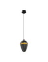 Maxlight Cometshine LED 8W 480lm 3000K Pendant Lamp Black/Gold P0471.
