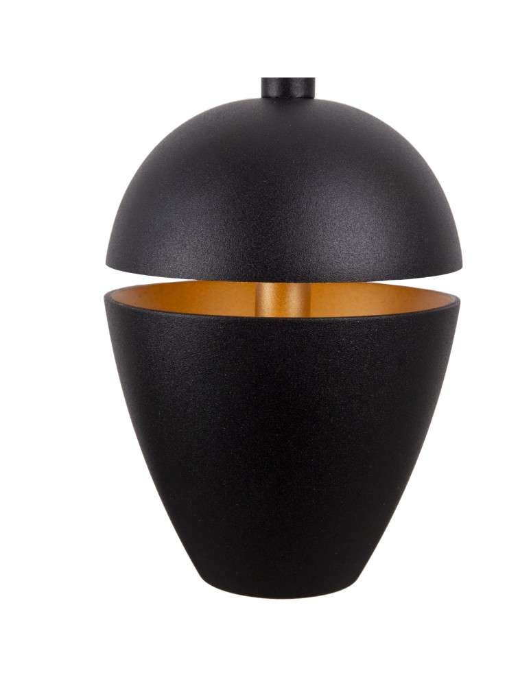 Small pendant lamps - Maxlight Cometshine LED 8W 480lm 3000K Pendant Lamp Black/Gold P0471. - product kolory-swiatla.pl 3