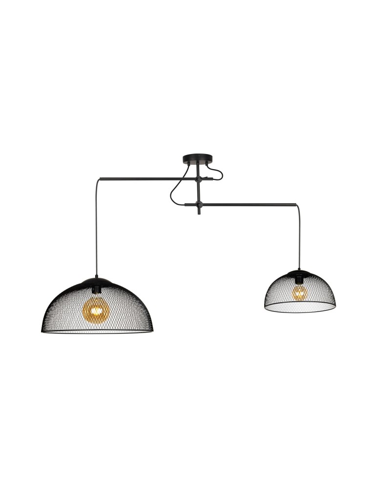 Wire pendant lamps - Maxlight Concept Pendant Lamp Black P0455 - product kolory-swiatla.pl 1