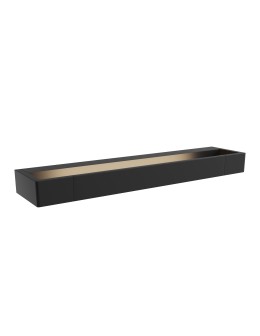 Maxlight Wall lamp Flink Black 45 cm IP44 W0307