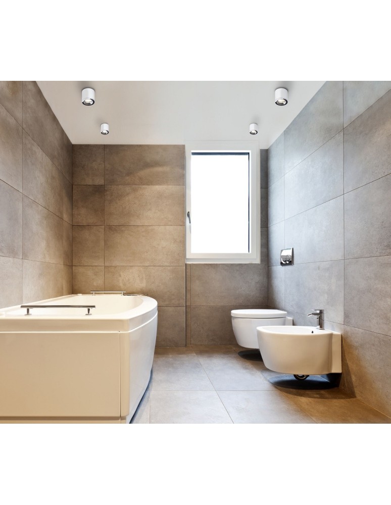 Bathroom ceiling lamps - Maxlight Form Black GU10 IP65 Ceiling Lamp C0216 - product kolory-swiatla.pl 3