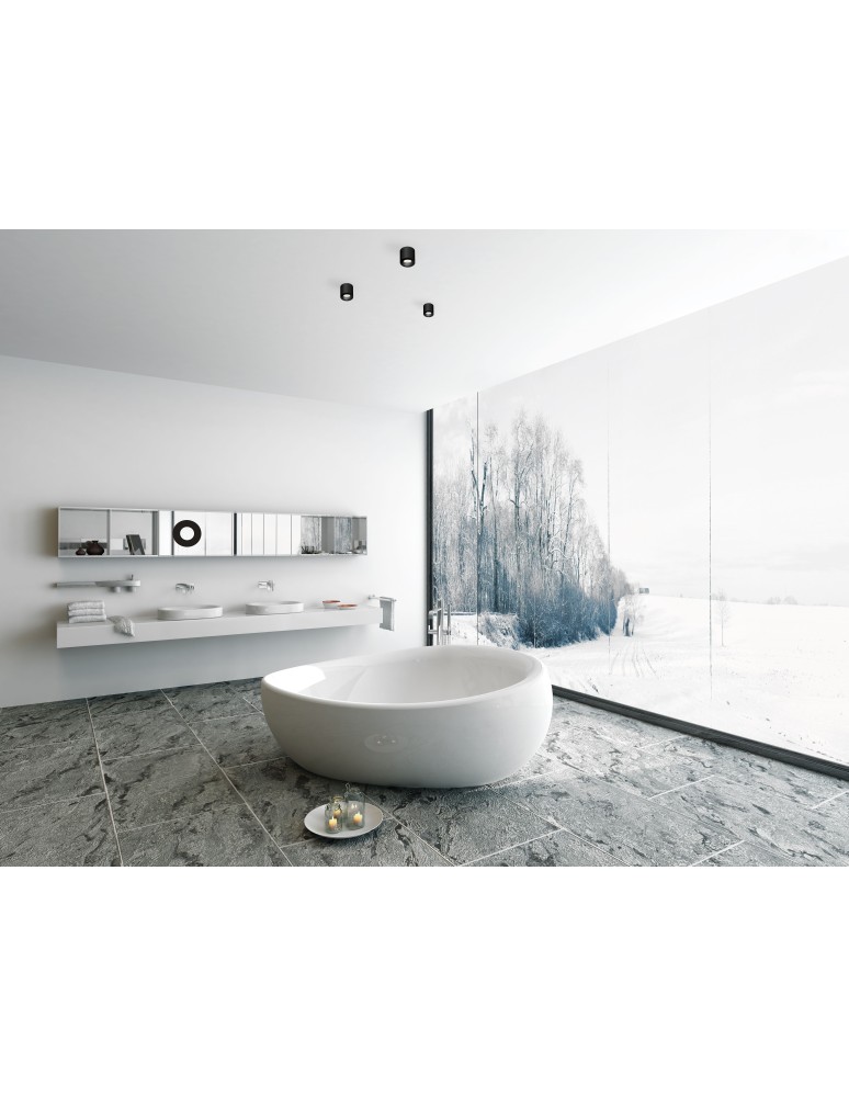 Bathroom ceiling lamps - Maxlight Form Black GU10 IP65 Ceiling Lamp C0216 - product kolory-swiatla.pl 4