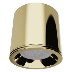Maxlight Form 1xGU10 Lampa Sufitowa Hermetyczna IP65 Złota C0217