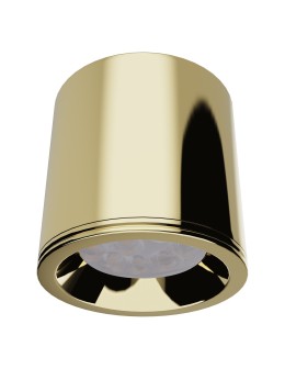 Maxlight Lampa Sufitowa Form Złota GU10 IP65 C0217