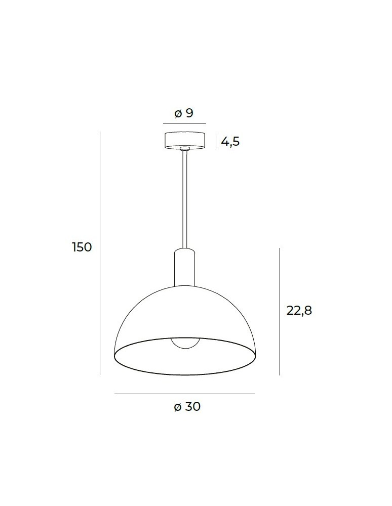 Scandinavian style pendant lamps - Maxlight Luisant P0473 Pendant Lamp. - product kolory-swiatla.pl 4