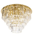 Ceiling lamps with crystals - Maxlight Plafond Monaco Gold Ø 80 cm C0224 - product 1