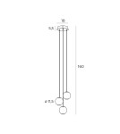 Triple pendant lamps - Maxlight Nobile III Pendant Lamp P0479 - product 3