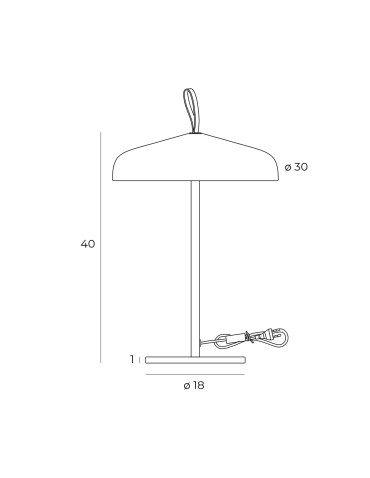 Maxlight Nord Table Lamp T0049. - product 2