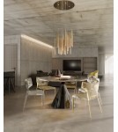 Modern pendant lamps - Maxlight Organic 33X1 Brushed Gold P0476D Pendant Lamp. - product 2