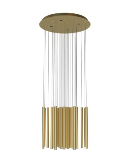 Maxlight Organic 33X1 Brushed Gold P0476D Pendant Lamp.