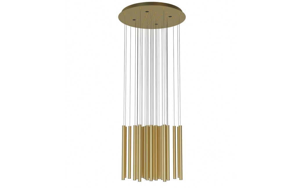 Maxlight Lampa Wisząca Organic 33X1 Złoto Szczotkowane P0476D