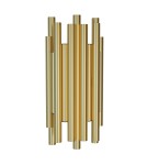 LED wall lamps - Maxlight Wall lamp Organic Brushed Gold W0311D - product 1