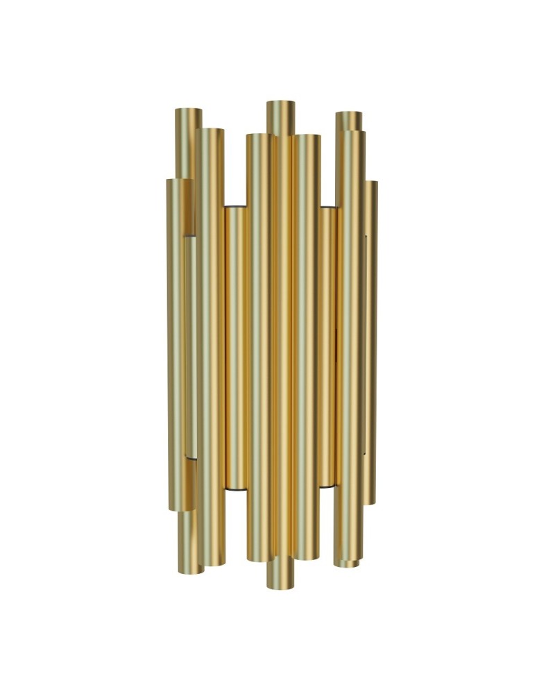 LED wall lamps - Maxlight Wall lamp Organic Brushed Gold W0311D - product kolory-swiatla.pl 1