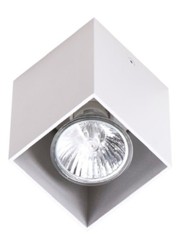 Maxlight Lampa Sufitowa Pet Square Biała, GU10 C0082