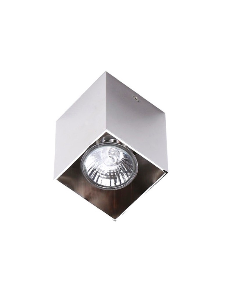 Product categories - Maxlight Pet Square Ceiling Lamp Chrome, GU10 C0084 - product kolory-swiatla.pl 1