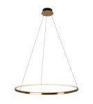 Pendant lamps circles - Maxlight Queen Pendant Lamp Ø 70 cm Brushed Gold P0494 - product 1