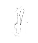 LED wall lamps - Maxlight Wall lamp Ramo W0324 - product 4