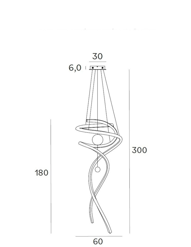 Gold pendant lamps - Maxlight Ritz Pendant Lamp Brushed Gold P0483D - product kolory-swiatla.pl 4