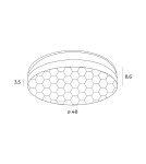 Modern Plafonds - Maxlight Plafond Sekko C0218 - product 6