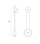 LED wall lamps - Maxlight Sunset wall lamp W0327 - product 4