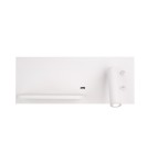 Reading wall lamps - Maxlight Superior wall lamp with USB socket and Induction charger White W0291L - product 3