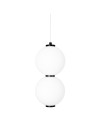 Maxlight Tama LED 16W 3000K Double Pendant Lamp Black P0469.