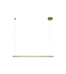 Gold pendant lamps - Maxlight Pendant Lamp Trio 1 Brushed Gold P0475D - product 3