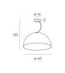 Round ceiling lamps - Maxlight Plafond Twenty P0463 - product 3