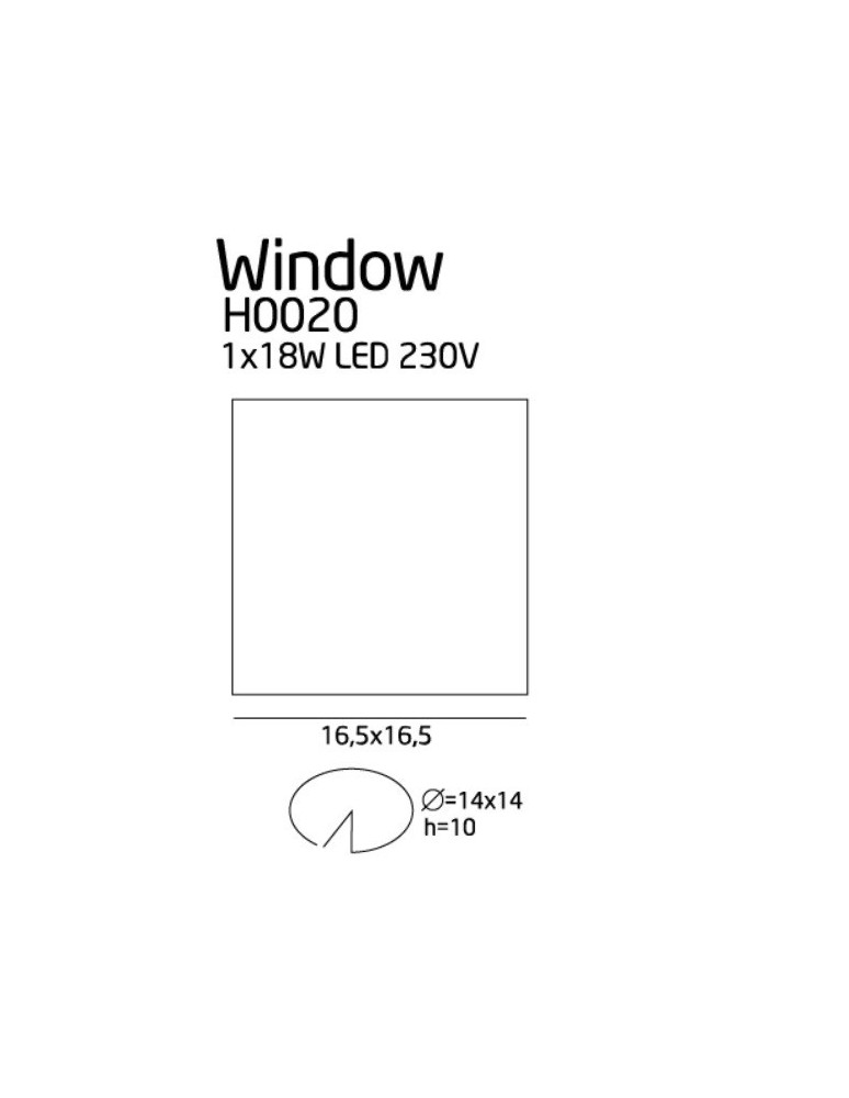 Product categories - Maxlight Lighting Fixture. Window IP44 H0020 - product kolory-swiatla.pl 3