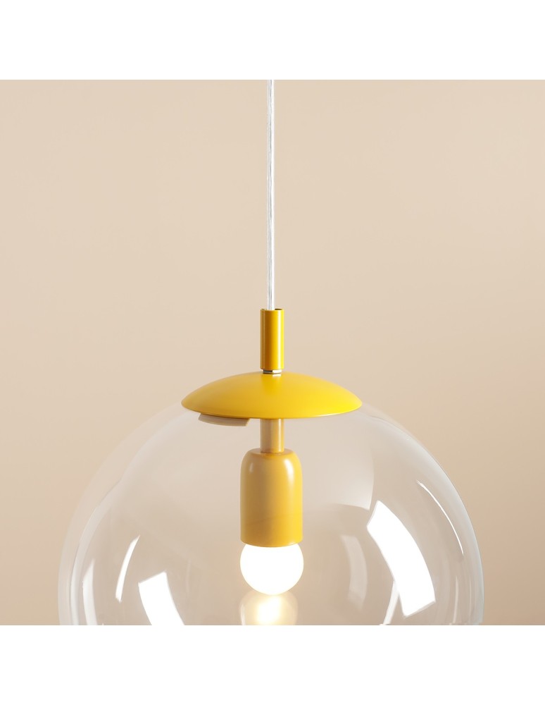 Yellow pendant lamps - Aldex Globe Mustard Pendant Lamp 1 x max 15W LED (562G14) - product kolory-swiatla.pl 3