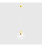 Yellow pendant lamps - Aldex Globe Mustard Pendant Lamp 1 x max 15W LED (562G14) - product 4