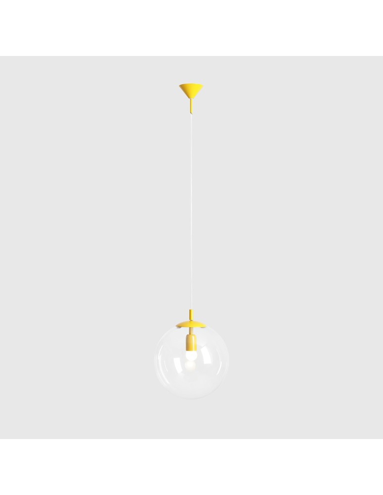 Yellow pendant lamps - Aldex Globe Mustard Pendant Lamp 1 x max 15W LED (562G14) - product kolory-swiatla.pl 4