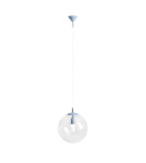 Blue pendant lamps - Aldex Globe Dusty Blue Pendant Lamp 1 x max 15W LED (562G16) - product 1