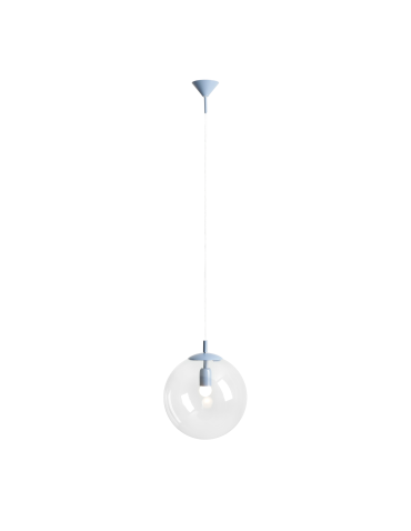 Aldex Globe Dusty Blue Pendant Lamp 1 x max 15W LED (562G16)