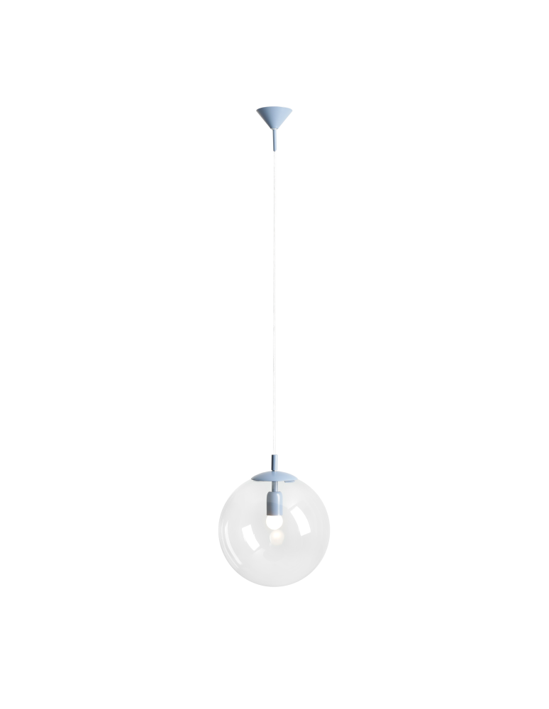 Blue pendant lamps - Aldex Globe Dusty Blue Pendant Lamp 1 x max 15W LED (562G16) - product kolory-swiatla.pl 1