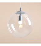 Blue pendant lamps - Aldex Globe Dusty Blue Pendant Lamp 1 x max 15W LED (562G16) - product 4
