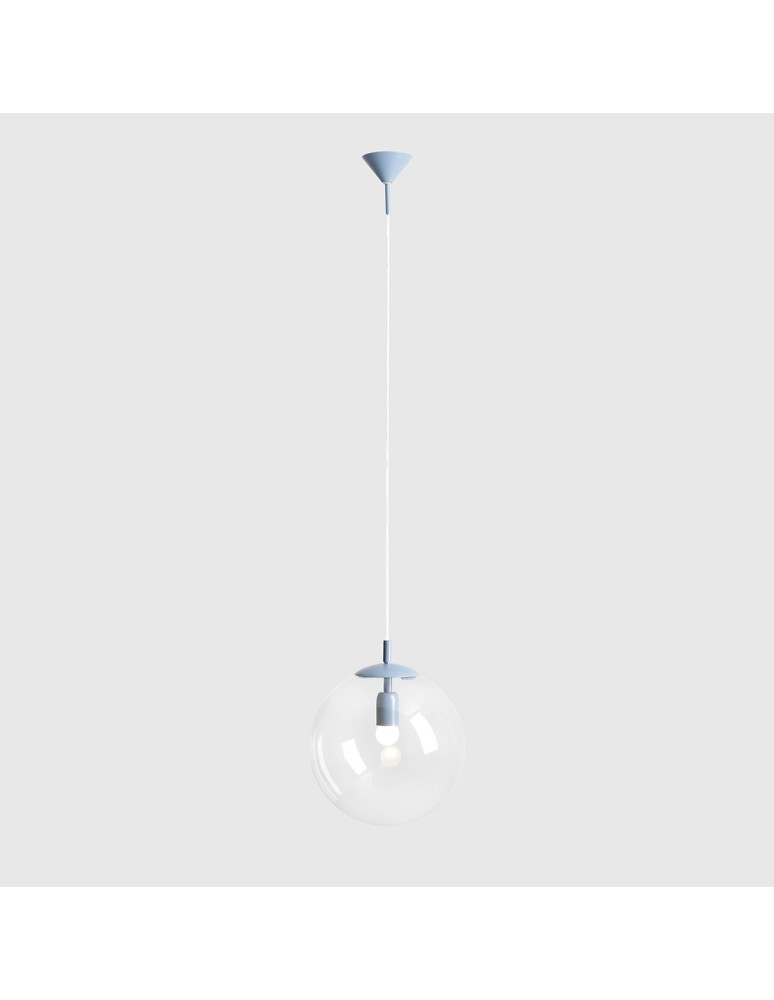 Blue pendant lamps - Aldex Globe Dusty Blue Pendant Lamp 1 x max 15W LED (562G16) - product kolory-swiatla.pl 5