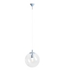 Blue pendant lamps - Aldex Globe Dusty Blue Pendant Lamp 1 x max 15W LED (562G16) - product 2