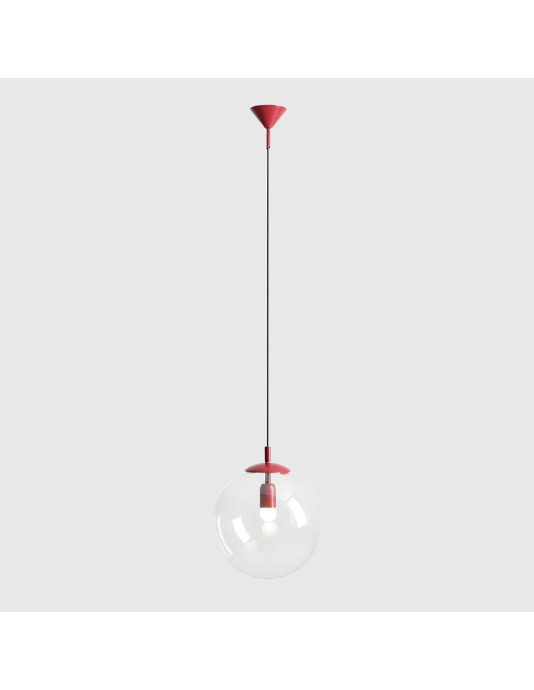 Red pendant lamps - Aldex Globe Red Wine Pendant Lamp 1 x max 15W LED (562G15) - product kolory-swiatla.pl 5