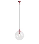 Red pendant lamps - Aldex Globe Red Wine Pendant Lamp 1 x max 15W LED (562G15) - product 1